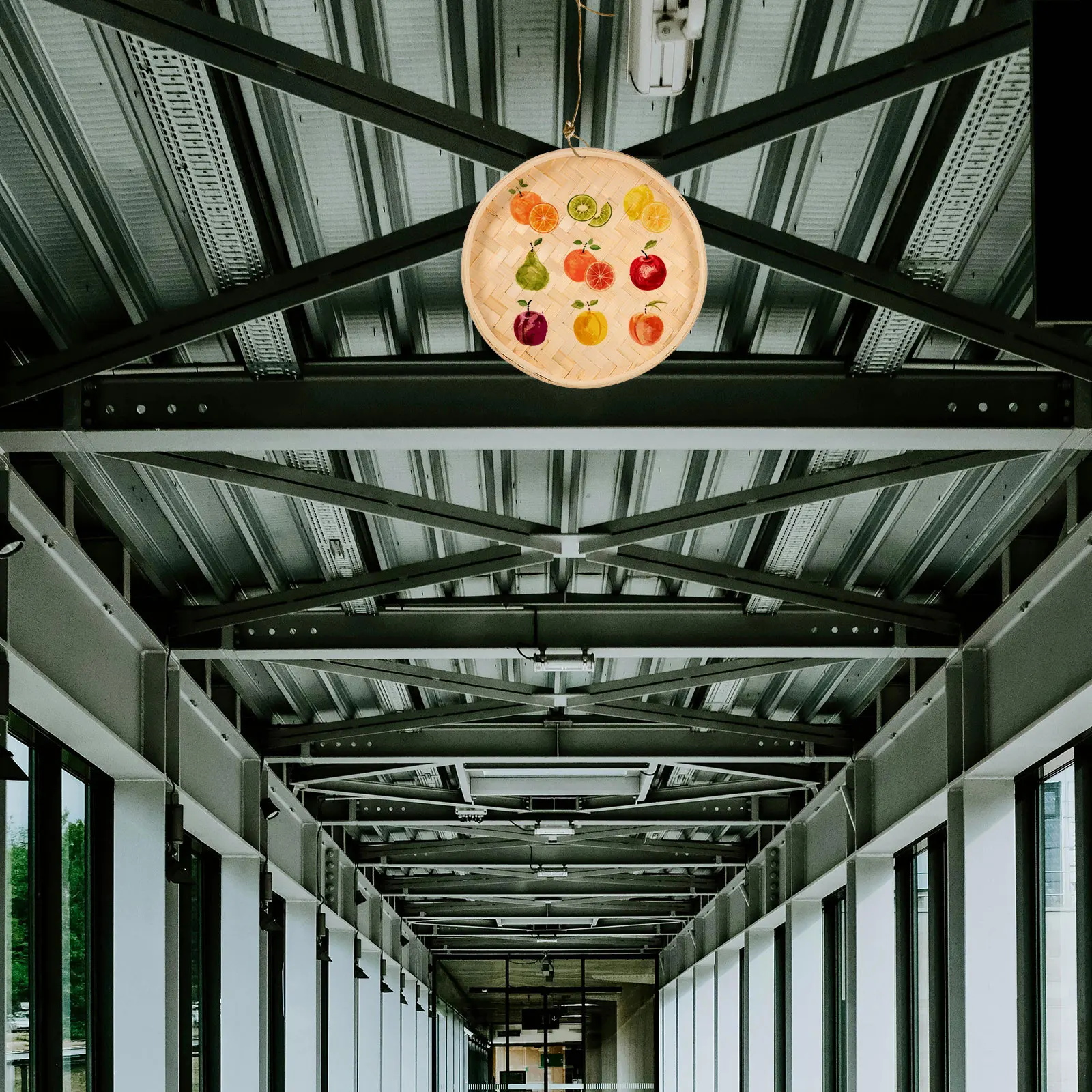 

Bamboo Wall Art Hanging Decor Premium Handwoven Diy Painting Pendants For Home Creative Corridor Art Craft Retro Nature