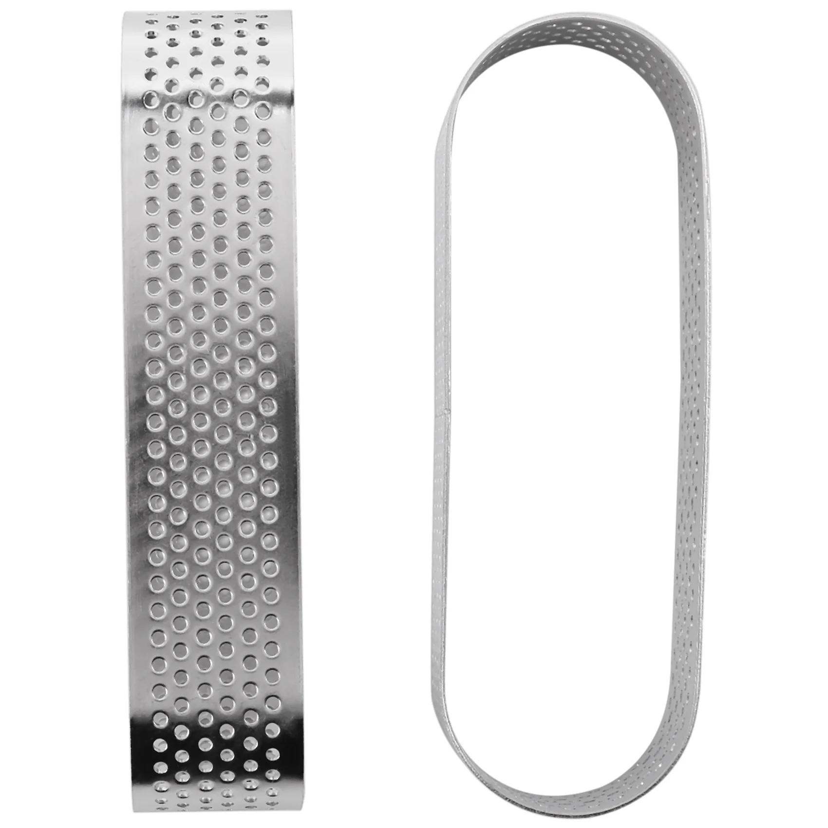 

-FTGT 8Pcs Oval Tartlet Molds French Dessert Mousse Fruit Pie Tart Ring Quiche Cake Mold, Stainless Steel Tart Mousse Ring