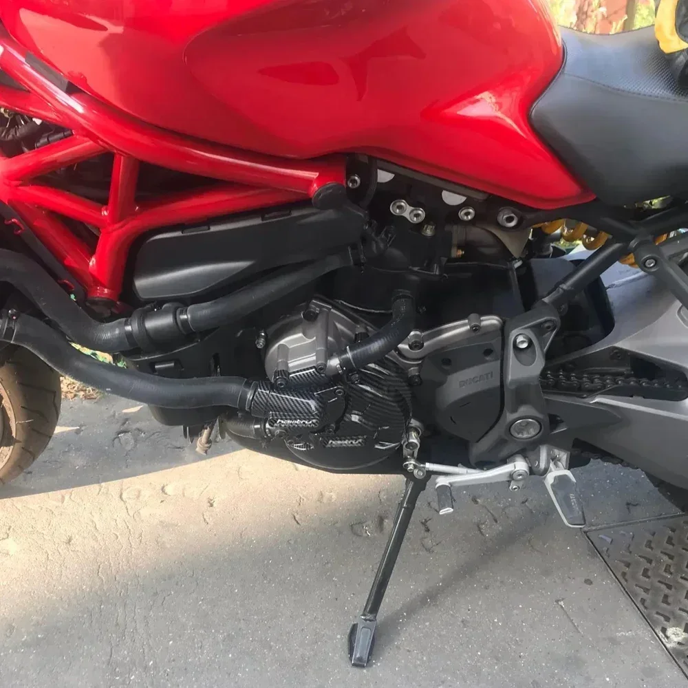 حماية غطاء المحرك الثانوي لغطاء محرك الدراجات النارية Ducati Monster 1200 1200S 2017-2021