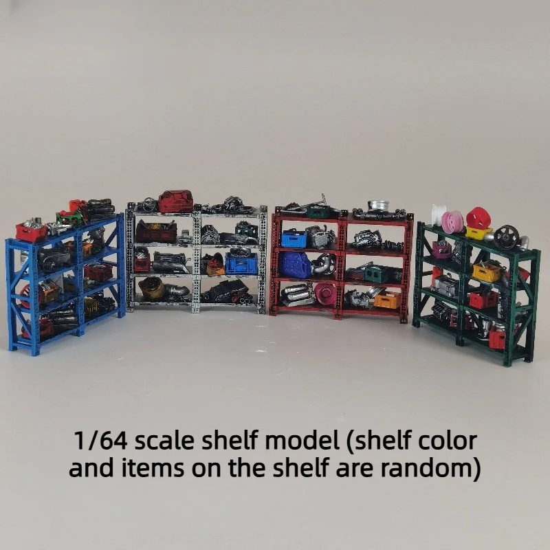

1/64 Scale Decorative Shelves RC Accessories Scene Accessories Simulation Models Remote Control Car Mood Decorations