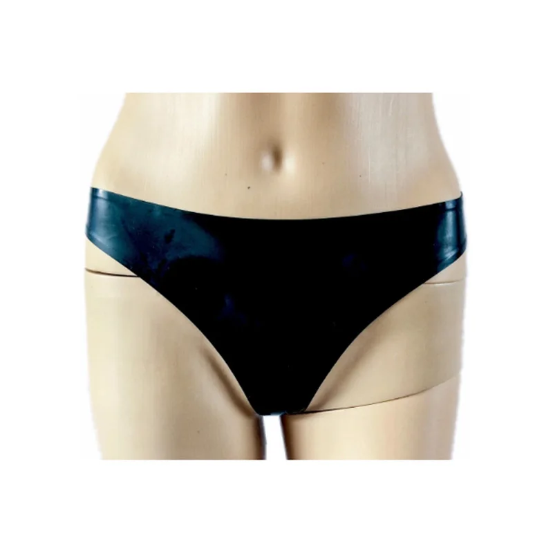 

Latex Underwear For Men and Women Unisex Latex Fashion Sexy Black Briefs Fetish Underpants Underwear Female's Panties Shorts Bas