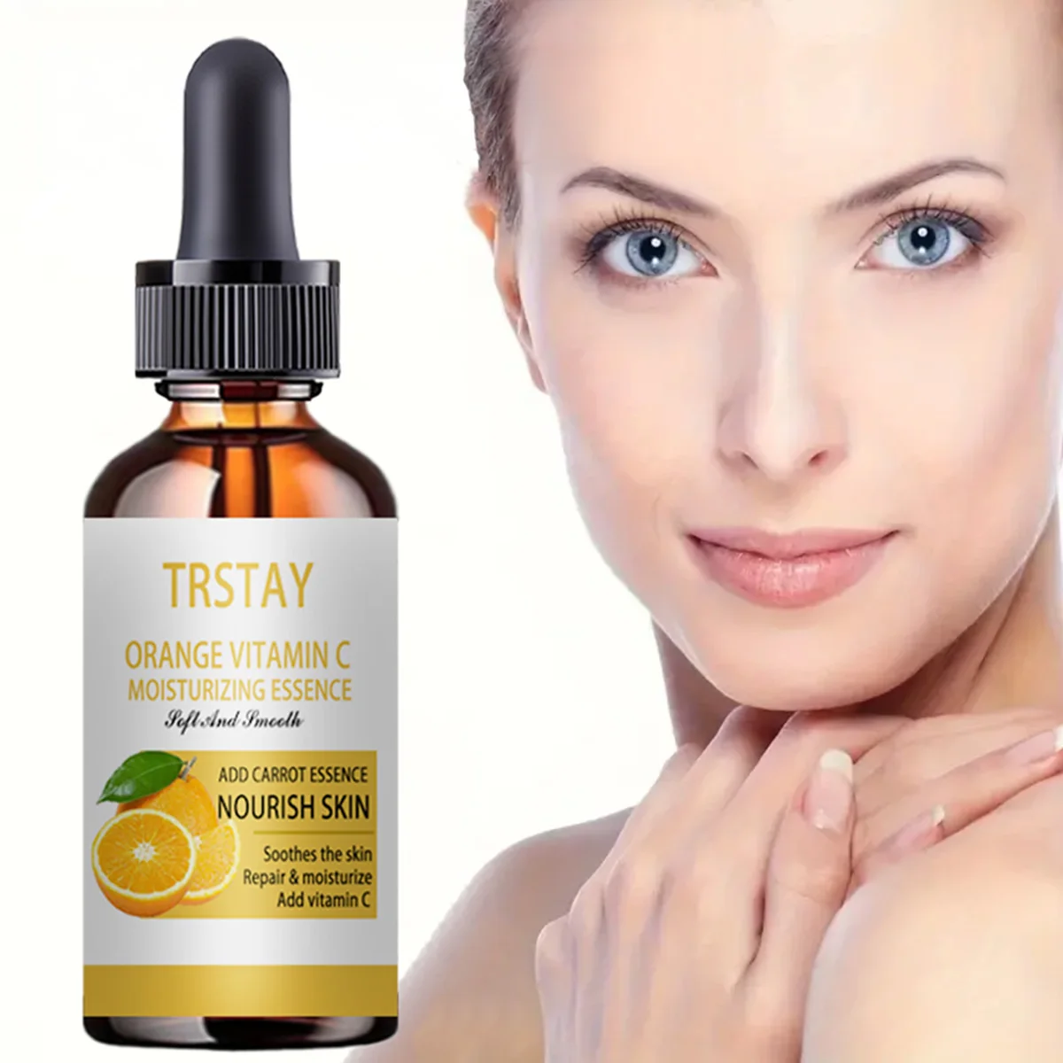 

Orange Vitamin C Moisturizing essence Nourishes, Soothes, Repairs, Moisturizes, Removes Dark, Yellowing and Whitening essence