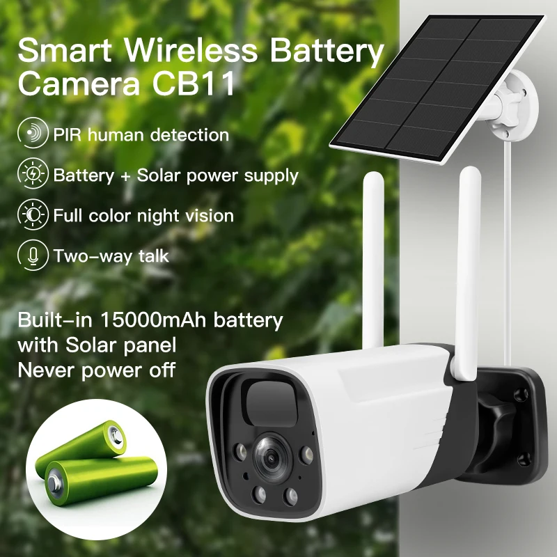 

Vstarcam New2MP Smart Wireless Solar Battery Low-power Security Cameras Full Color Night Vision Consumption Smart Home Phone App