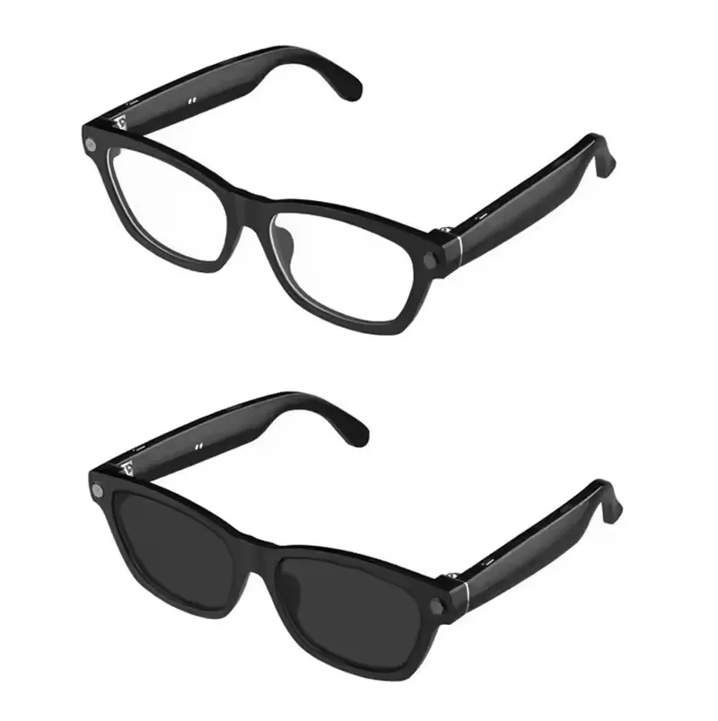 Gafas inteligentes AI, micrófono doble, reducción de ruido, gafas de sol antivibración EIS, tiro ultraligero y transferencia de imágenes