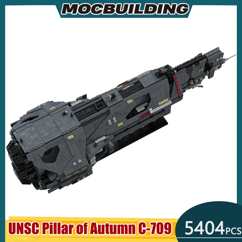 

Строительные блоки MOC, колонна осени C-709, ремонт модели космического корабля, сделай сам, сборные кирпичи, UCS, игрушки, подарки, 5404 шт.