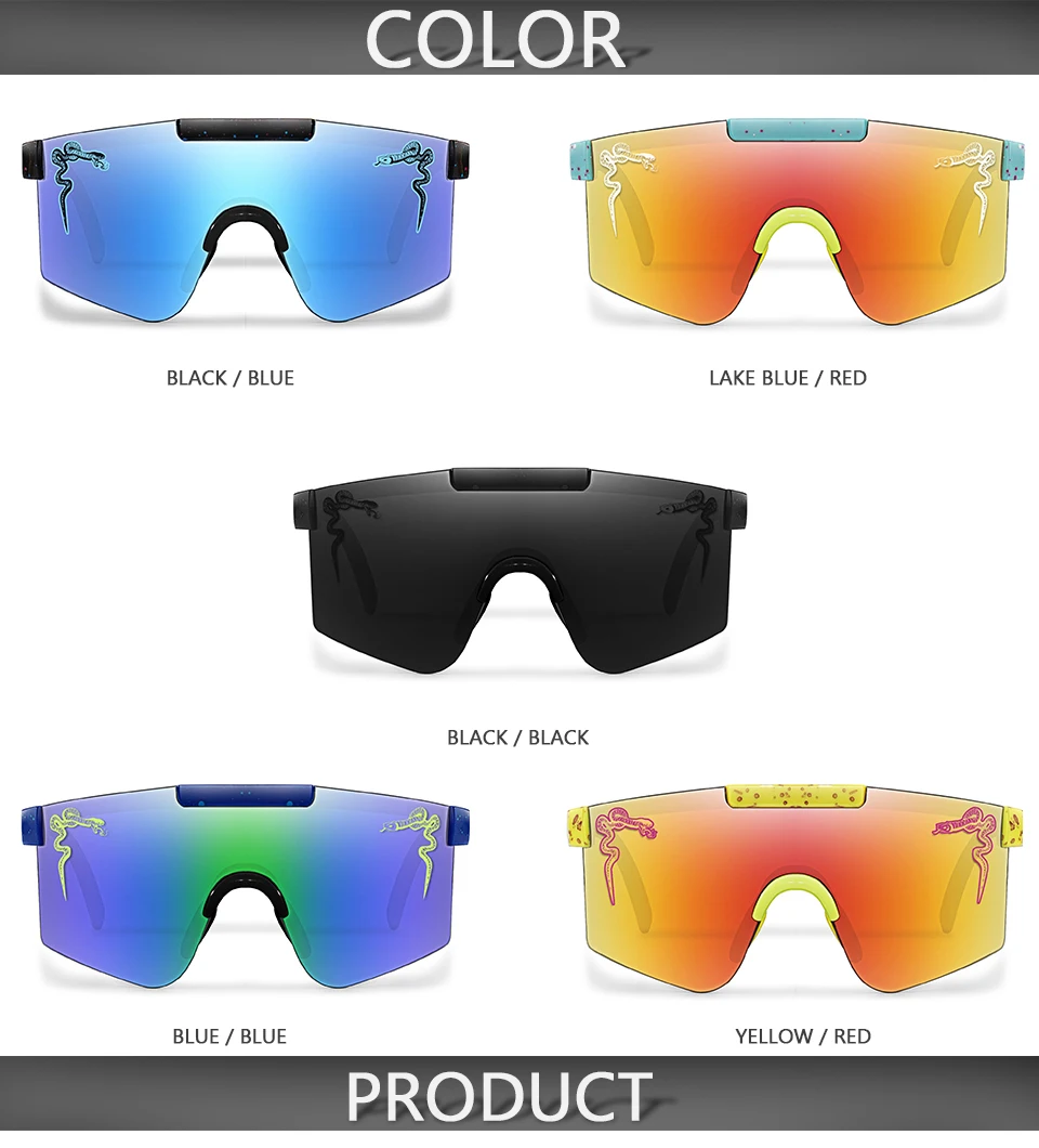 3-8 Jahre alte Kinder Outdoor-Sonnenbrille Kinder Jungen Mädchen Fahrradbrille UV400 Jugend Sport Baseball Camping MTB Fahrradbrille – Detail 21
