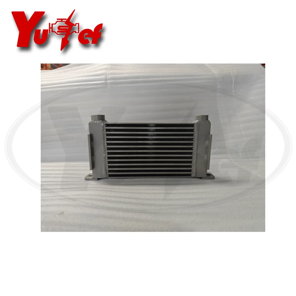 Industrial Hydraulic Oil Cooler With Heat Dissipation Flow Fan Radiator For Model 4