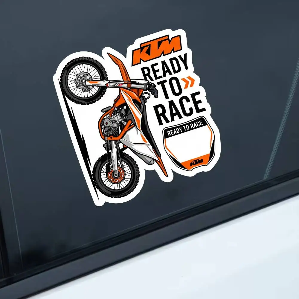 

For Ktm Waterproof Stickers For Decorating Car Windows Motorcycles And Computers.