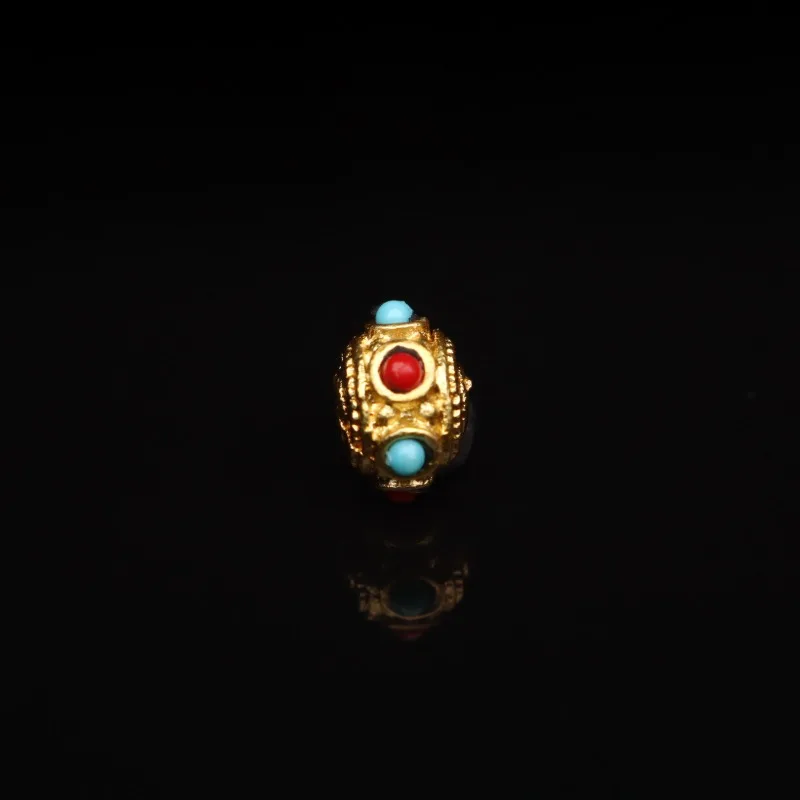 Antique Gold Fortune Dragonfly Eye Spacer Back Cloud Beads Bracelet Pendant DIY Accessory Unisex Handmade Daily Wear Jewelry view 3