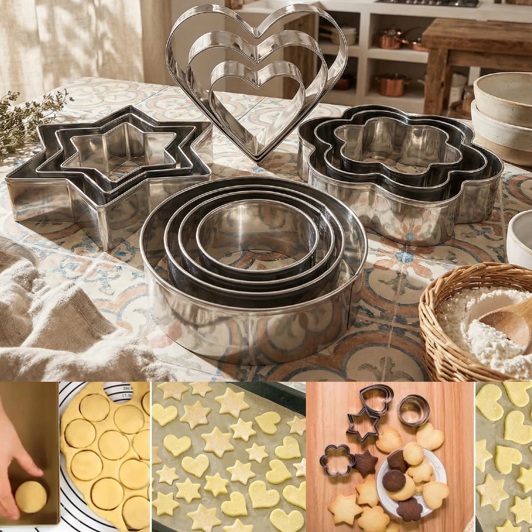 12Pcs / 20Pcs Stainless steel - Cookie Cutter Set 评论和价格