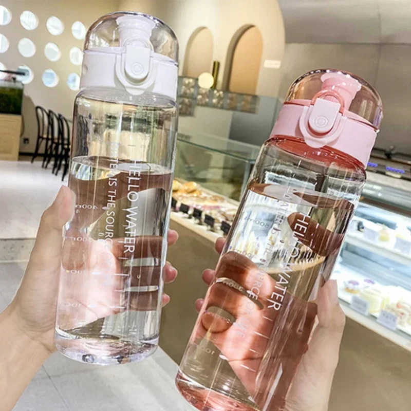 

1pc Spring Summer 780ml Large Capacity Portable Water Bottle For Drinking Tea Mug Outdoor Sport Camping Supplies Air up bottle