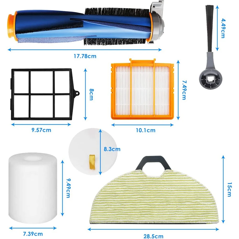 ملحقات مكنسة كهربائية روبوت لـ Shark AI Ultra ، 2 في 1 ، فارغة ذاتيًا ، فرشاة رئيسية ، فلتر Hepa ، [RV2600WSEU]