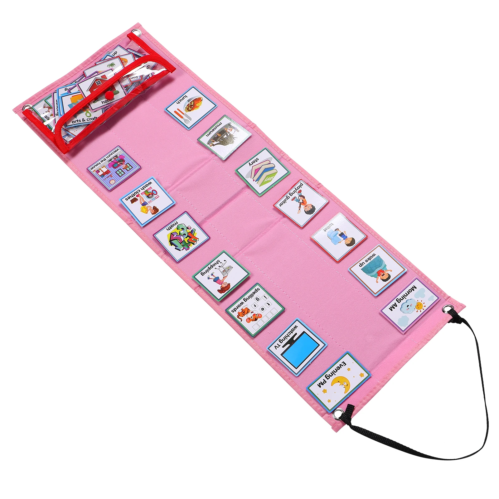 

Visual Schedule For Kids Pink Bedtime Routine Chart Toddlers Weekly Planner Board With Cards Kids Daily Routine Tracker Home