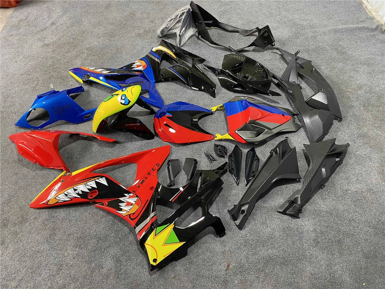 4Gifts New ABS Motorcycle Fairings Fit For S1000RR 09 10 11 12 13 14 2009 2010 2011 2012 2013 2014 HP4 Custom Red Blue Shark