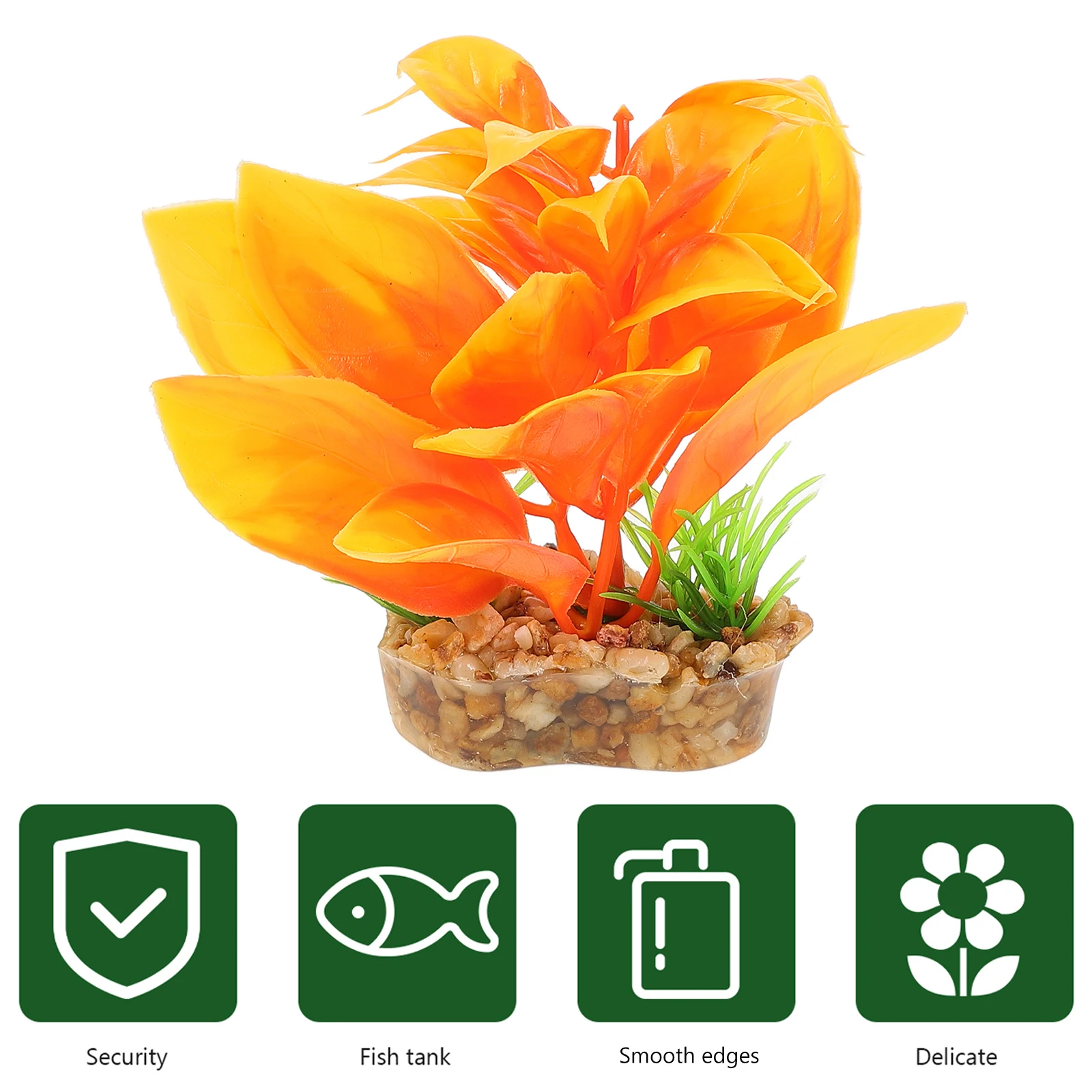 

Simulated Aquatic Plants Decorations Plastic Fish Tank Accessories Fake Aquarium Plant Decors Vivid Natural Lively Atmosphere