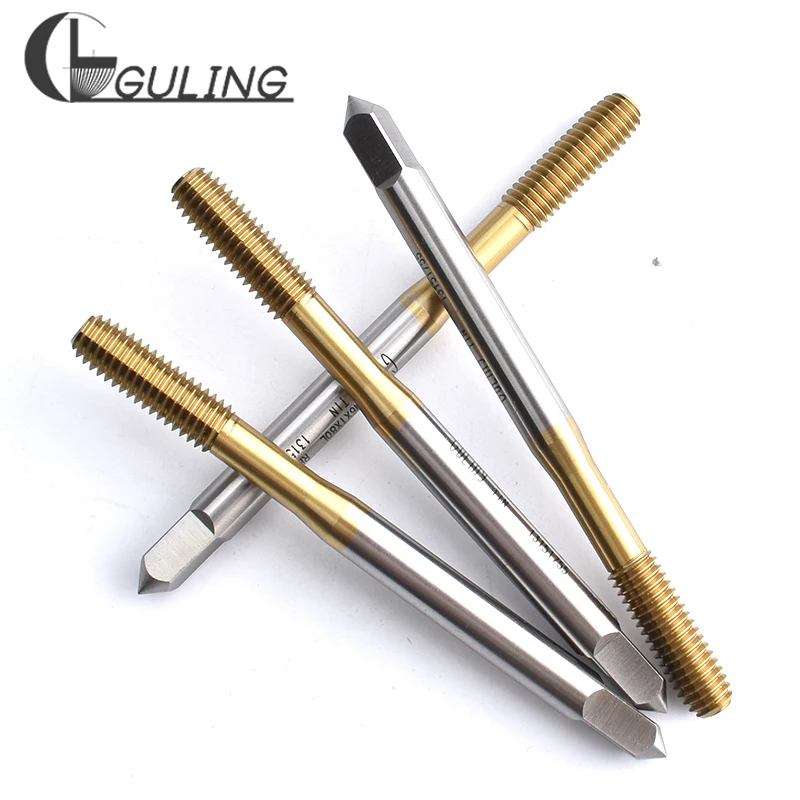 GULING HSSE-M42 JIS Standard Long Shank 80L 100L 120L 150L Roll Forming Tap M1.6 M2 M3 M4 M5 M6 M8 Machine Screw Thread Taps