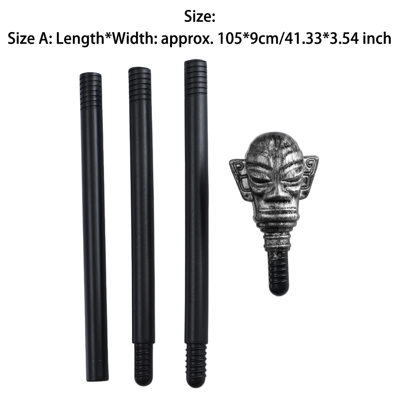 Vintage afneembare plastic scepter volwassen kind Halloween cosplay heks cobra's riet voor festival maskerade thema partij aanbod prop