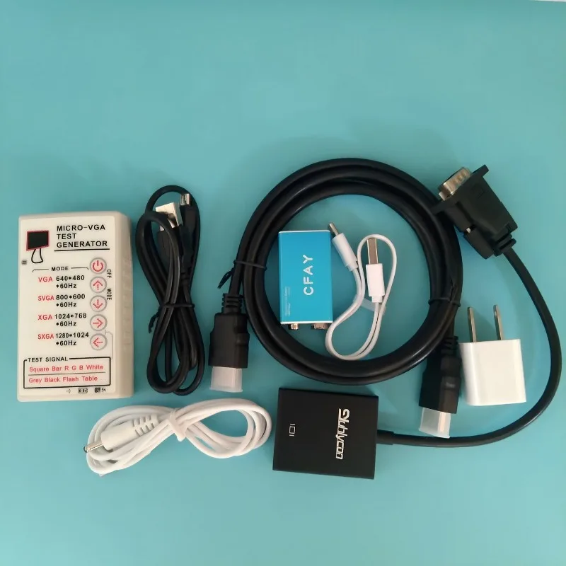 High Definition Monitor Tester LCD TV Screen Testing Tool VGA Signal Generator Projector Inspection Detector