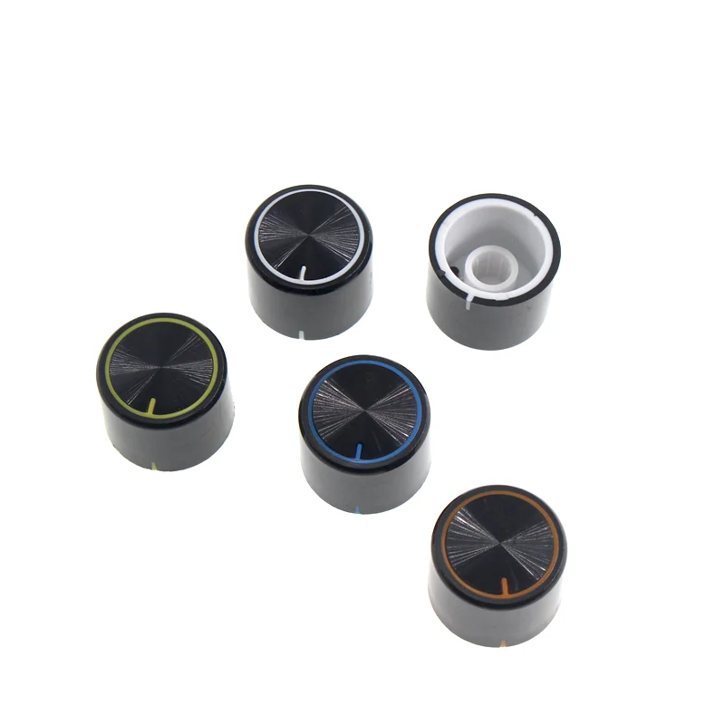 2pcs Potentiometer Knob Cap Desk 19.5X15MM Lamp Instrument Panel Knob Flower Handle Knob Cap Audio Amplifier Volume Accessories