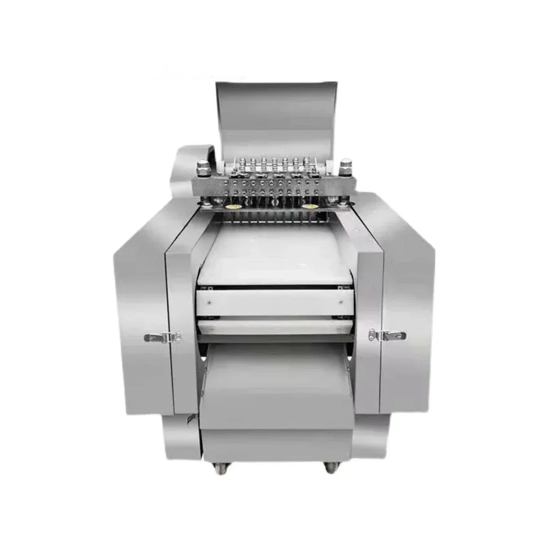 Fully Automatic Chicken And Duck Cutting Machine Canteen Fish Goose Ribs Pig's Feet Frozen Meat Dicing Chopping M