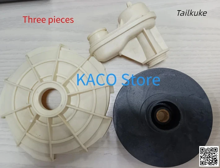 JET Pump Accessories 370-750w Stainless Steel Self-Priming Impeller Engineering Plastic Guide Vane / Tube