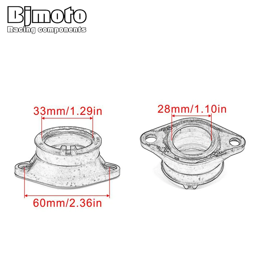 13110-42A12 Carburetor Joint Intake Interface Carb Adapter For Suzuki DR200 DR200SE DR200S 15-2017 DR 200 S SE 200S TS250 Savage