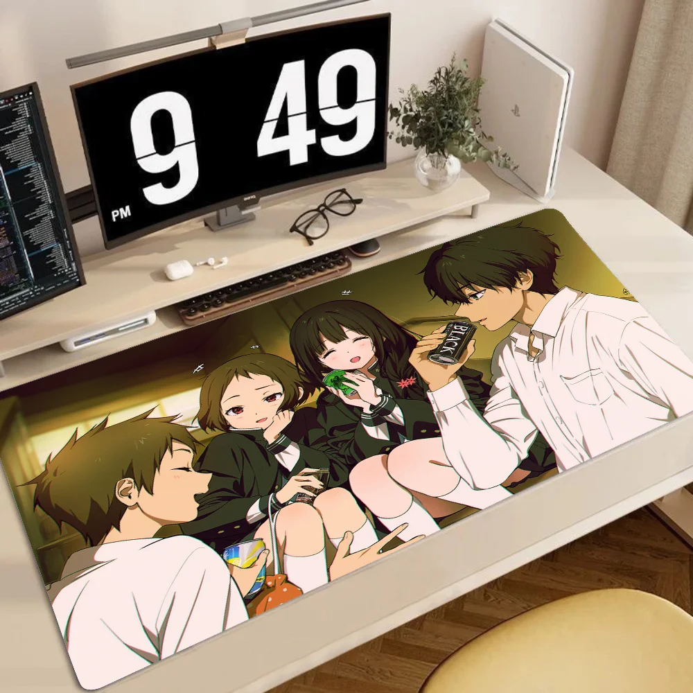 Hyouka Mousepad Mouse Pad Anime Art Computer XXL Keyboard Mousepad Desk Mat PC Gamer Office Mouse Pad Gamer Mouse Pad on The Tab