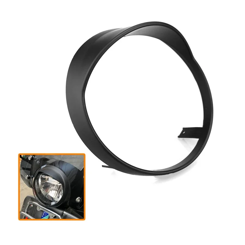 

For Vespa GTS300 2019-2023 Motorcycle Headlight Trim Ring Frame Fairing Headlamp Cover