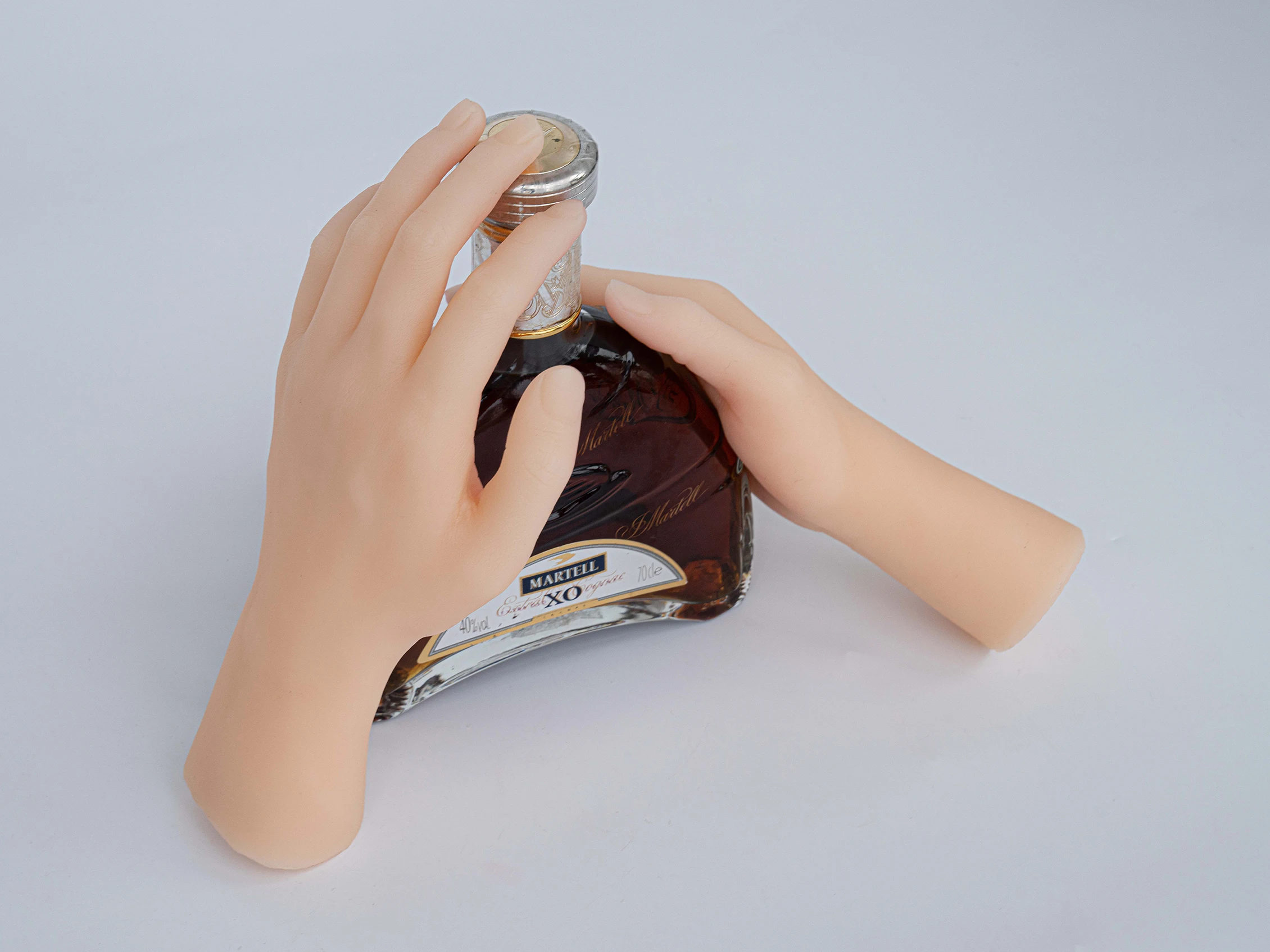 

Realistic Silicone Hand Model Simulation American Female Supermodel Fake Nail Manicure Hands Painting Shooting Display TPES7