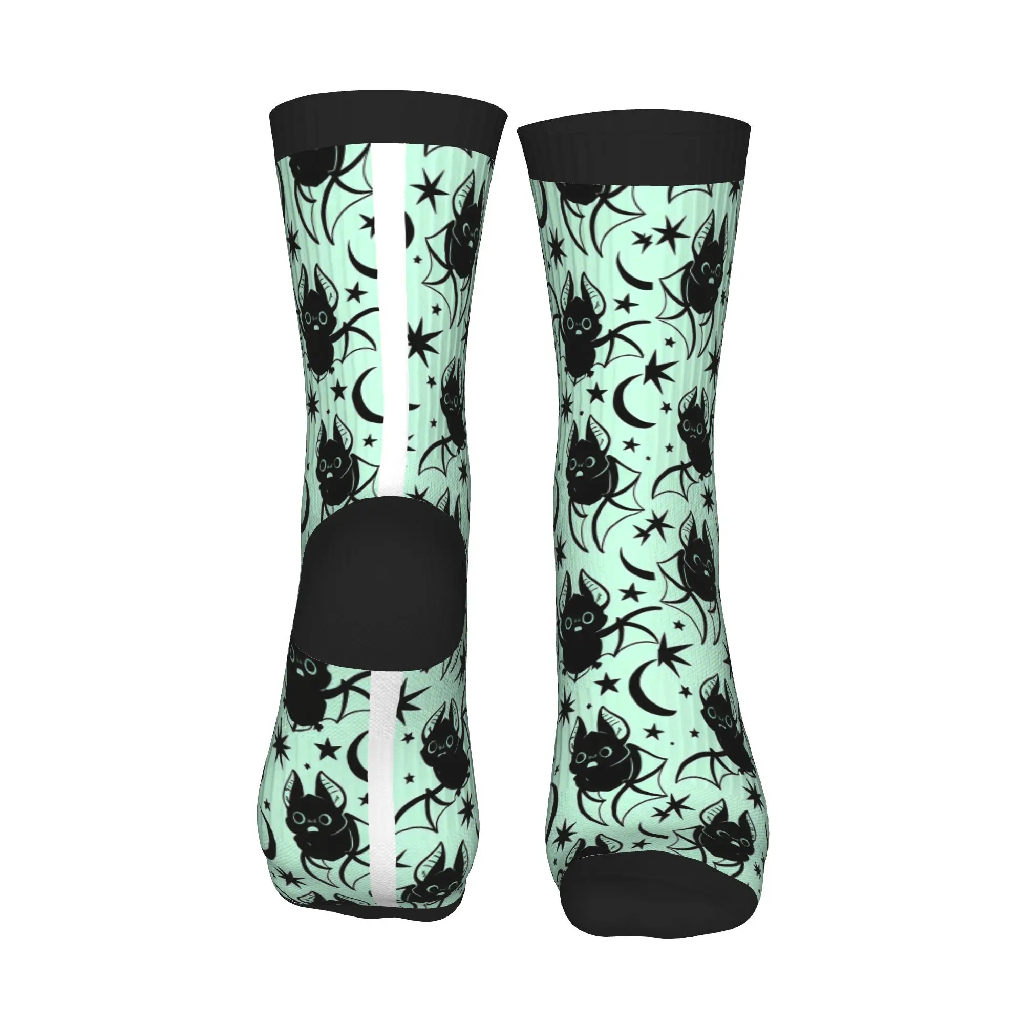 Pastel Goth Color Block Socks  Printed Stretch Moisture Wicking Workout Outdoor Daily Wear Keepsake