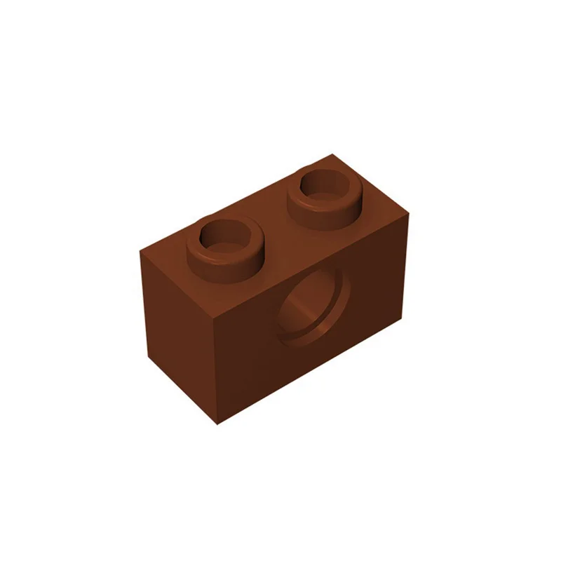 50pcs 3700 Brick 1 x 2 with Hole Bricks Collections Bulk Modular GBC Toys For Technical MOC DIY Building Blocks Compatible