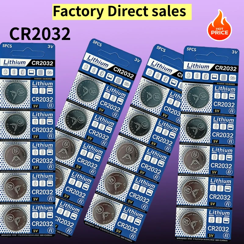 

5-10 CR2032 LR41 LR626 LR1130 button battery 3V lithium battery suitable for watches, toys, calculators, car remote control keys