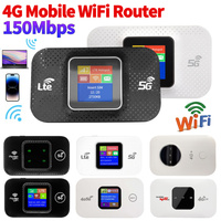 4G LTE Mini Outdoor Hotspot 150Mbps Wireless Router Sim Card Slot Portable Network Hotspot Device Colorful LED Display