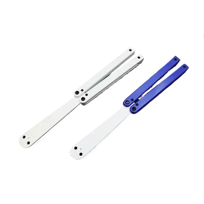 Squiddy Series Balisong Clone, Plastic Folding Free‑Swinging EDC Trainer For Practice Training Use