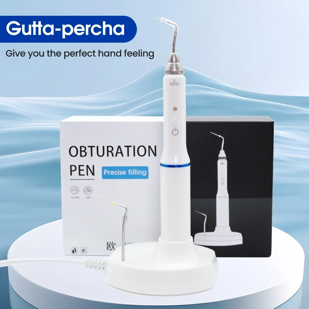 Enhance root canal therapy with dental cordless obturation system. Wireless heated pen + 2 tips. Quick 0.2 second rise.