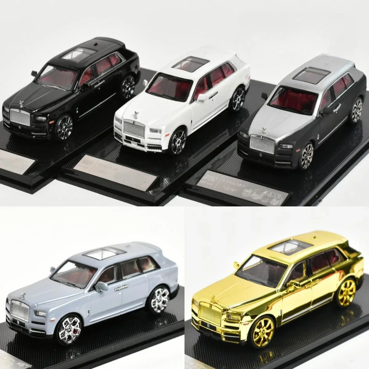 

1:64 Rolls-Royce Cullinan Luxury SUV Alloy Car Model