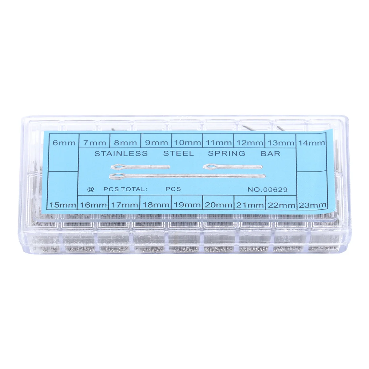 

360Pcs Watch Spring Bar Set Stainless Steel 18 Different Sizes 6 to 23Mm for Metal Watch Band Link Repair Silver