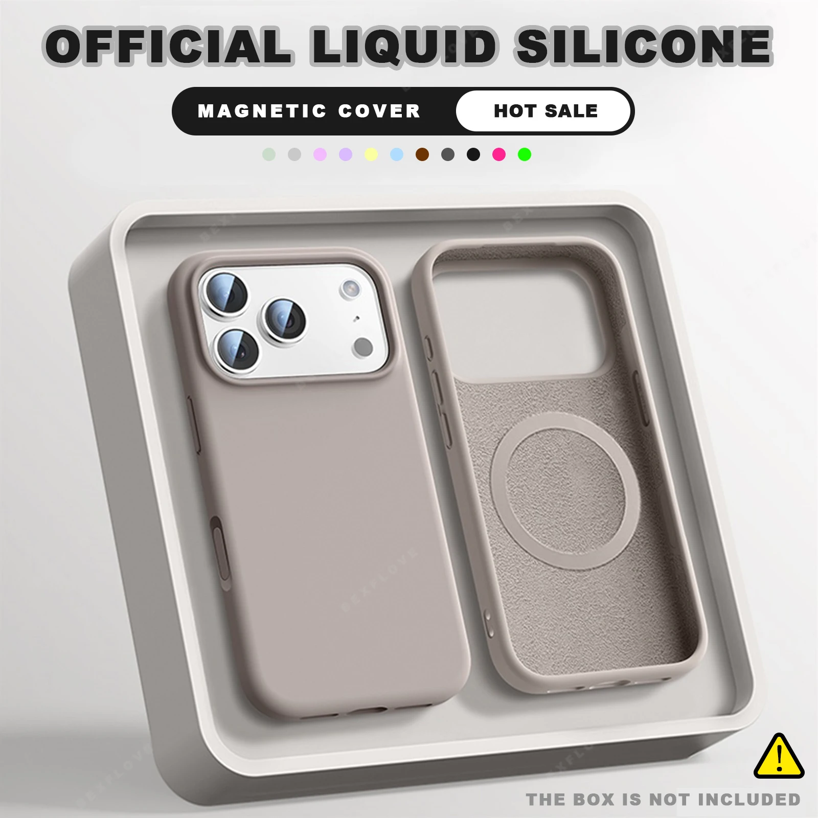 Magnetic Official Phone Case For iPhone 16E 16 14 15 Plus 11 12 13 16 17 Pro Max Air Magsafe Liquid Silicone Protector Cover