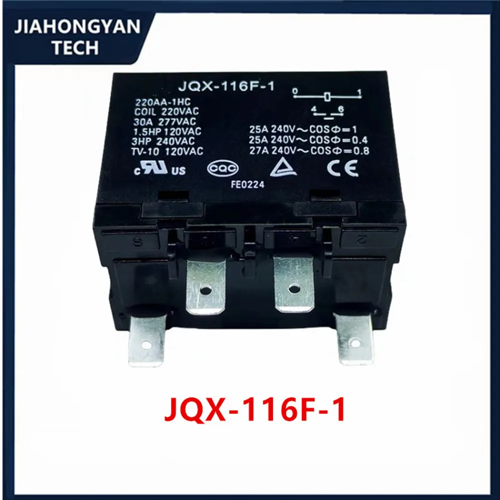 Original JQX-116F-1 220AA-1HC 220VAC relay HF116F-1