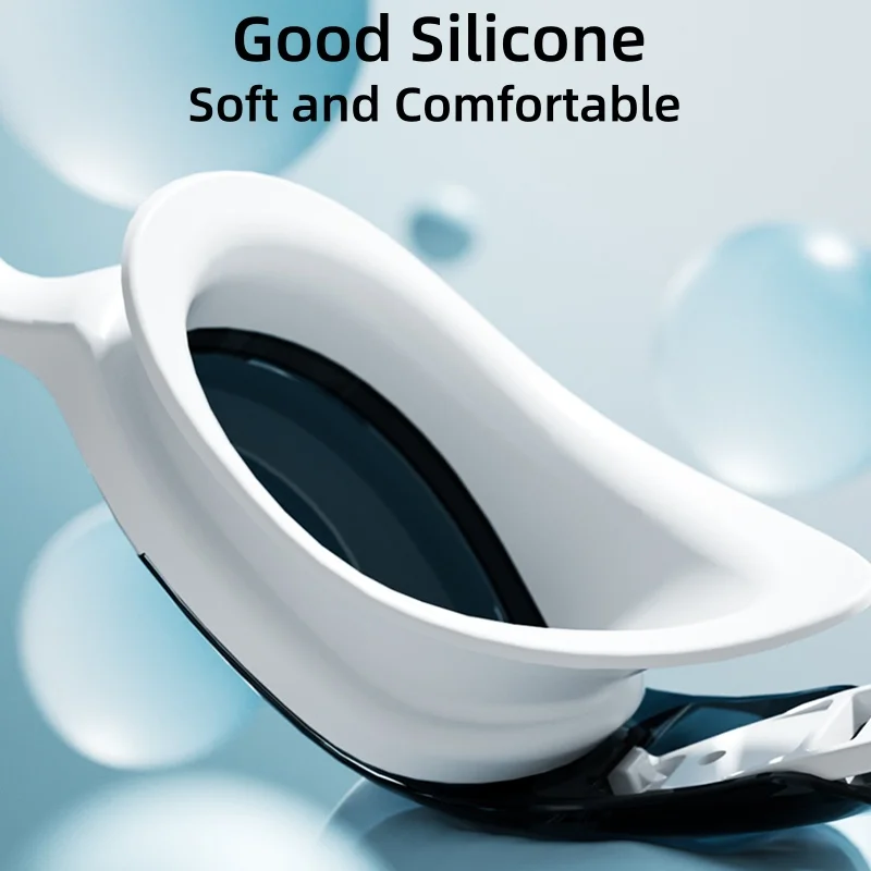 Óculos de natação profissionais unissex para corrida, óculos de natação antiembaçante e à prova d'água para adultos