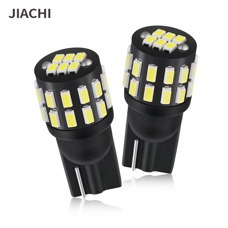 

jiachi 10PCS Brightness T10 W5W 3014 30W FPC Led Bulb Auto Light Car Accessories No Error Clearance Reading Interior Lamp 12-24V