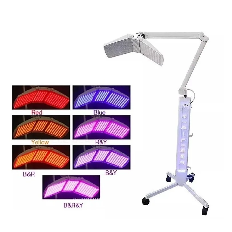PDT LED bio-fototerapia ligera LED tratamiento de rejuvenecimiento de la piel para reparación de la piel tratamiento del acné rejuvenecimiento de la piel crecimiento del cabello