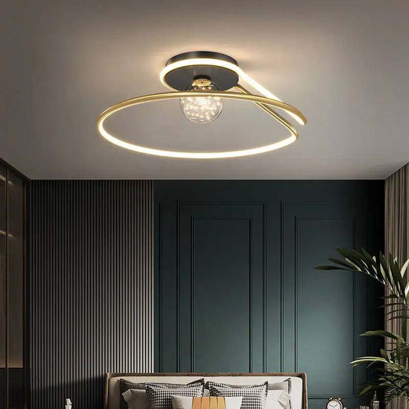 

Bedroom lamp 2022 new style minimalist circle Nordic ins full of stars Modern simple ceiling lamp