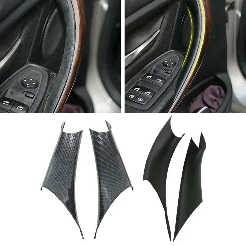 

1 пара наклеек на внутреннюю дверную ручку автомобиля, накладка на подлокотник для BMW 3/4 серии F30 F35 320i 320Li 328i 328Li 335i 335Li 2012-2018