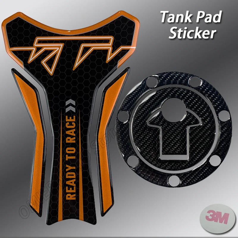 3D Motorcycle Tank Pad 3M Sticker Scratch Protector Accessories Decals for ktm duke 200 ng 390 125 250 790 Rc  390