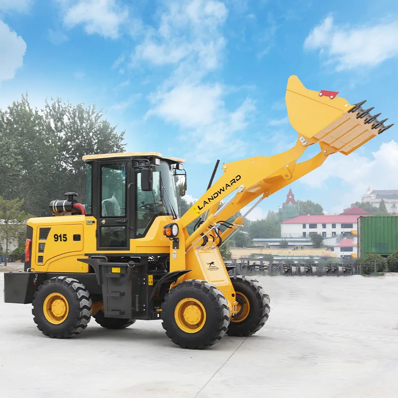 ที่กําหนดเองยุโรปการเกษตร Mini Loader มัลติฟังก์ชั่นไฮดรอลิก Telescopic Wheel Loader EPA 1 ตัน Mini Skid Steer Loader