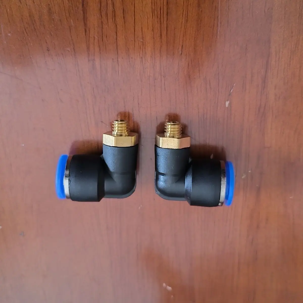 Water Cooling Plate M8X1.25, M10X1 Pitch Quick Connector Elbow Butt Joint, Suitable For 12MM Outer Diameter Water Cooling