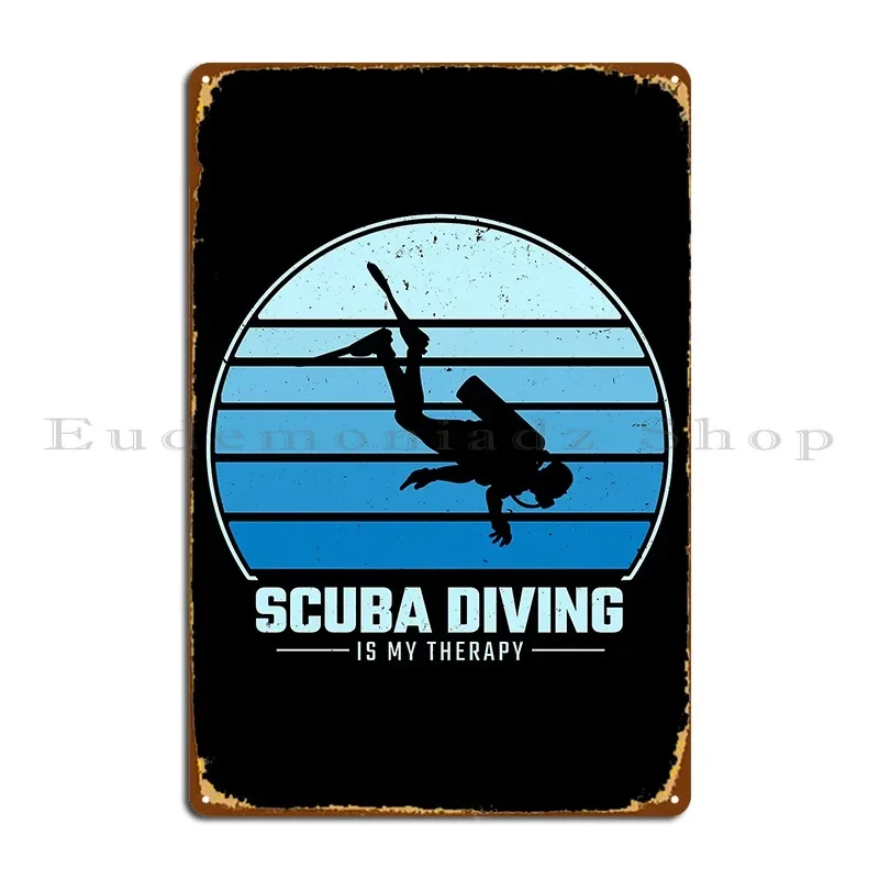 Funny Scuba Diving Quote Diving Quotes Metal Sign Wall Decor Garage Designing Designing Kitchen Tin Sign Poster
