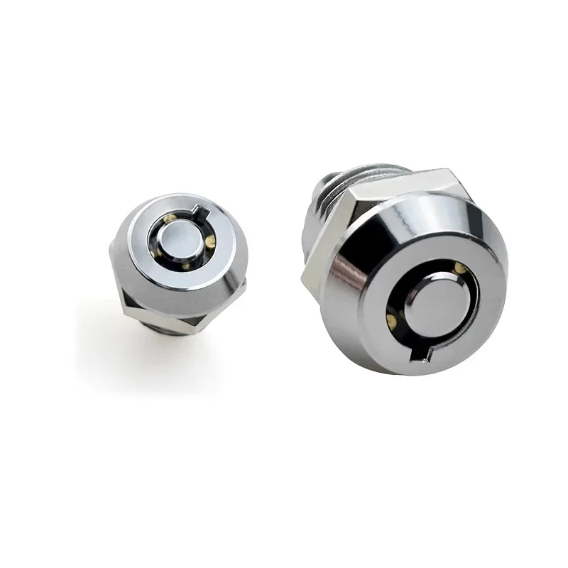 5/10 Sets P12-21 Plum Blossom Retractable Press Lock Zinc Alloy Spring Retractable Door Advertising Light Box Lock