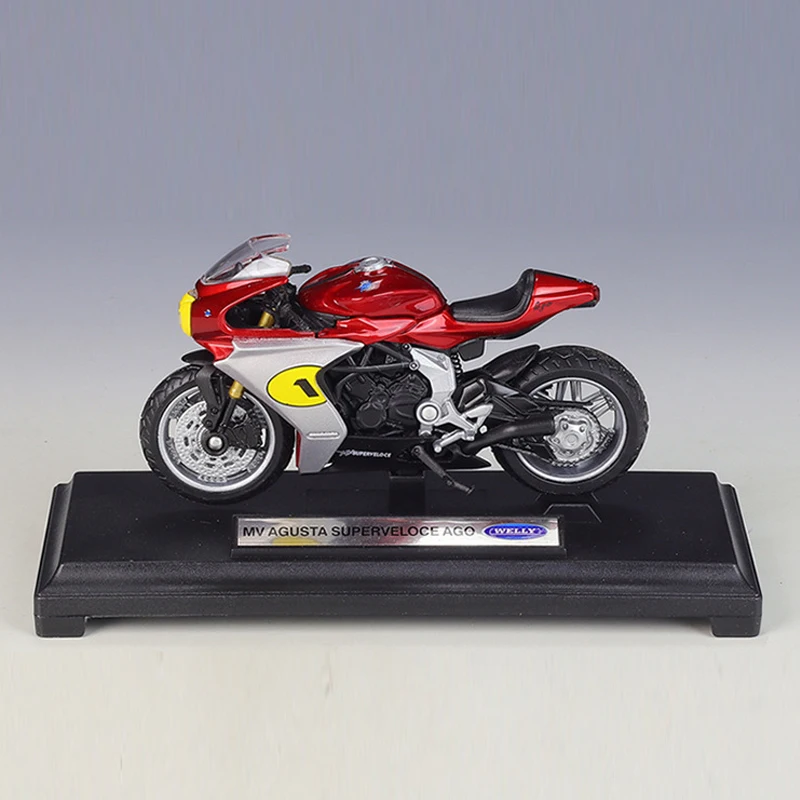 نموذج دراجة نارية للأطفال ، لعبة خارقة ، سبيكة تمتص قصيرة ، هدايا للأطفال ، مجموعة ، قابلة للتطبيق ، مقابل Agusta ، #5